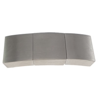Cierre magnético de acero inoxidable rectangular, Rectángular, color original, 42x15x6mm, agujero:aproximado 13x3mm, Vendido por UD