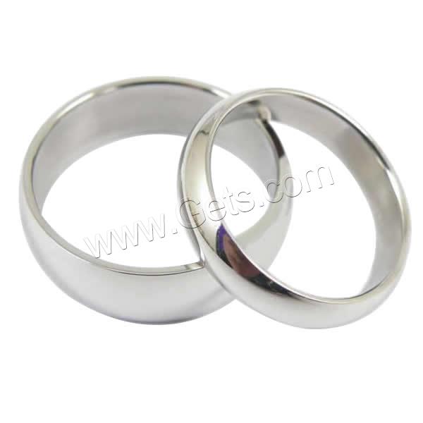 Couple Finger Rings, Stainless Steel, Donut, different size for choice & Customized & different styles for choice, original color, Sold By PC