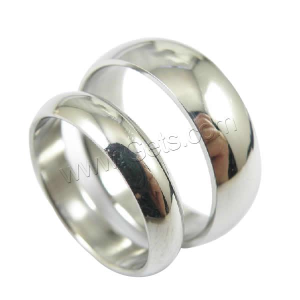 Couple Finger Rings, Stainless Steel, Donut, different size for choice & Customized & different styles for choice, original color, Sold By PC