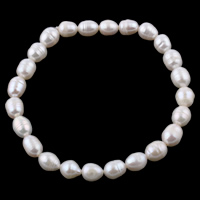 Perlas cultivadas de agua dulce Pulsera, más colores para la opción, 7-8mm, longitud:7.5 Inch, Vendido por Sarta