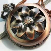 時計ネックレス, 鉄チェーン, とともに 亜鉛合金のダイヤル, 楕円, 45mm, 長さ:約 31 インチ, 売り手 ストランド