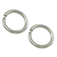 Edelstahl öffnen Sprung Ring, 316 Edelstahl, Kreisring, originale Farbe, 8x8x1.5mm, verkauft von PC