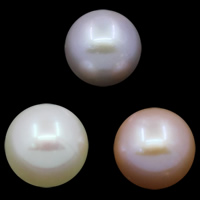 Perles nacres sans trou de culture d'eau douce, perle d'eau douce cultivée, Rond, naturel, aucun trou, plus de couleurs à choisir, grade AAA, 9-10mm, Vendu par PC