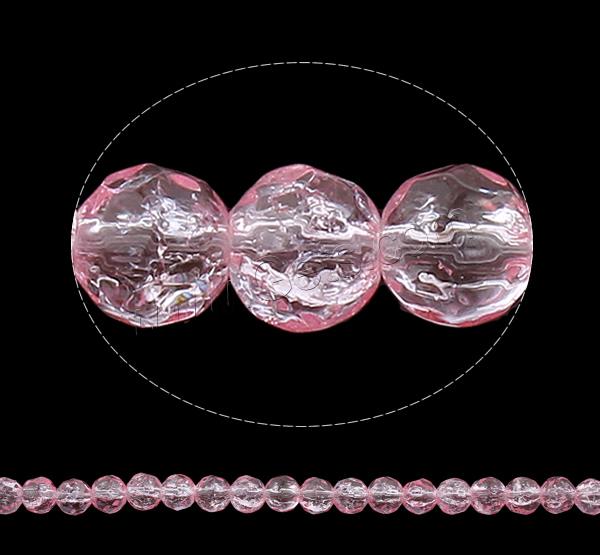 Crackle Glass Beads, Round, different size for choice, more colors for choice, Hole:Approx 1mm, Length:Approx 29 Inch, Sold By Strand