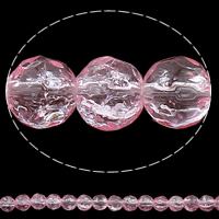 Perles en verre craquelé, Rond, normes différentes pour le choix & craquelure, plus de couleurs à choisir Environ 1mm Environ 29 pouce, Vendu par brin
