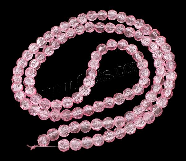 Crackle Glass Beads, Round, different size for choice, more colors for choice, Hole:Approx 1mm, Length:Approx 29 Inch, Sold By Strand