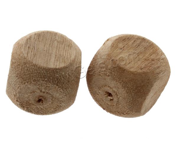 Жангму Бусы, Природные Camphorwood, Квадратная форма, разный размер для выбора, отверстие:Приблизительно 1mm, продается KG