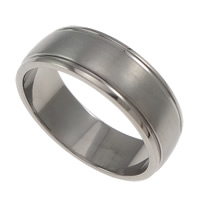 Stainless Steel Finger Ring, 304 Stainless Steel, original color, 8mm, US Ring 