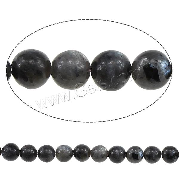Labradorit Perlen, rund, Weitere Größen für Wahl, Länge:ca. 15.5 ZollInch, verkauft von Strang