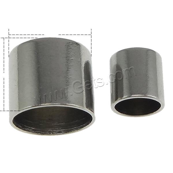 Stainless Steel End Caps, 304 Stainless Steel, Column, machine polishing & different size for choice, original color, Sold By PC