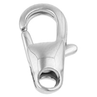 Stainless Steel Lobster Claw Clasp, original color Approx 3mm 