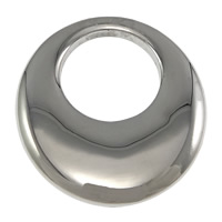 Stainless Steel Tag Charm, 304 Stainless Steel, Flat Oval, plated Approx 19mm 