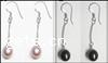 Freshwater Pearl Drop Earring, sterling silver earring hook, Teardrop 8-9mm .7 Inch 