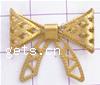 Brass Jewelry Finding, Bowknot, plated 