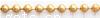 Brass Ball Chain, plated cadmium free, 3.0mm m 