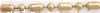真鍮ボール・チェーン, 銅, メッキ加工, 無色, カドミウムフリー, 2.4mm, 長さ:100 M, 売り手 ロト