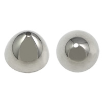 Stainless Steel Bead Cap, 304 Stainless Steel, Dome, plated Approx 1mm, 13mm 