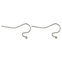 Stainless Steel Hook Earwire, 316 Stainless Steel, plated 0.7mm 