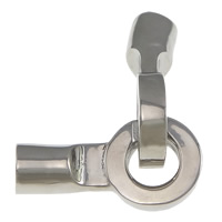 Stainless Steel Interlocking Clasp, 316 Stainless Steel, plated, with end cap Approx 7mm 
