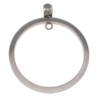 Stainless Steel Pendants, 304 Stainless Steel, Donut, plated, with loop Approx 4mm, 2mm 