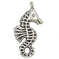 Zinc Alloy Animal Pendants, Seahorse, plated Approx 1.5mm 