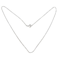 metal Cadena para collar, chapado, giro oval, más colores para la opción, 2x1x1mm, longitud:aproximado 18 Inch, Vendido por Sarta