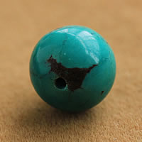 Perles en Turquoise naturelle, Rond, normes différentes pour le choix, année AAAAA Environ 1mm, Vendu par PC