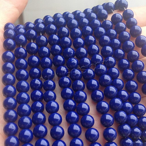 Perles de pierre lasurite naturelles, lapis lazuli naturel, Rond, normes différentes pour le choix, Niveau AAAAAA, Vendu par PC