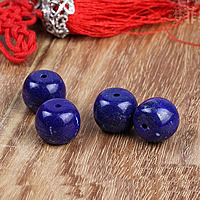 Natural Lapis Lazuli Beads, Drum, Grade AAAAA Approx 1mm 