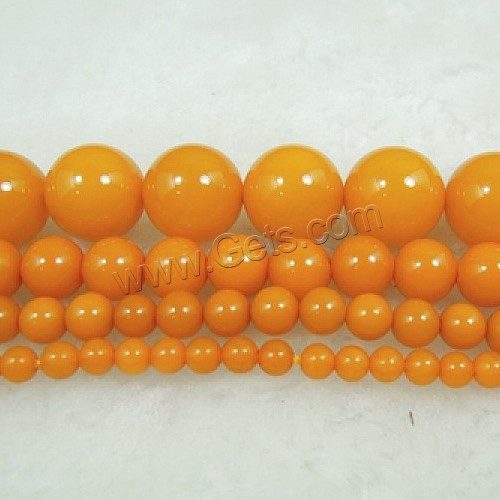 Natural Amber Beads, Yellow Baltic Amber, Round, different size for choice, Grade AAAAAA, Hole:Approx 0.8-2mm, Sold By PC
