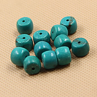 Perles en Turquoise naturelle, pilier, bleu turquoise Environ 1mm, Vendu par PC