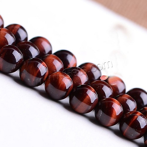 Tiger Eye Beads, Round, different size for choice, red, Grade AAAAAA, Sold By PC