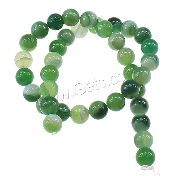 Natural Lace Agate Beads, Round, different size for choice, light green, Hole:Approx 1-1.5mm, Length:Approx 15 Inch, Sold By Strand