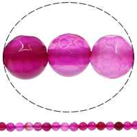 Perles agates rose naturelles, agate rose, Rond, normes différentes pour le choix & facettes Environ 1mm Environ 15 pouce, Vendu par brin
