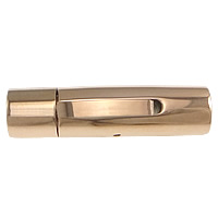 Stainless Steel Bayonet Clasp, Column, plated Approx 6mm 