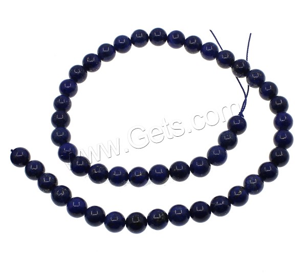 Synthetic Lapis Lazuli Bead, Round, different size for choice, blue, Hole:Approx 1mm, Length:Approx 15 Inch, Sold By Strand