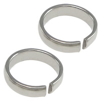 Stainless Steel Open Jump Ring, Donut, original color 