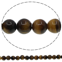 Tiger Eye Beads, Round Approx 1mm Approx 15.3 Inch 