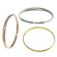 Stainless Steel Bangle, 304 Stainless Steel, plated 5mm, Inner Approx 68mm Approx 8.5 Inch 