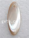 Natural Shell Beads, Oval 
