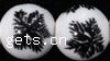 Pinselführung Porzellan Perlen, rund, Weitere Größen für Wahl, weiß, Länge:15 ZollInch, verkauft von Strang