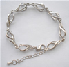 Brass Bracelet Base, with 2lnch extender chain, plated Approx 7.1 Inch 