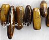 Tiger Eye Beads, Chips, 14-26mm  5-7mm Inch 