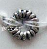 Zinc Alloy Spacer Beads, Donut, plated nickel, lead & cadmium free, 5mm, Approx 