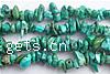 Natural Chip Turquoise Beads, Natural Turquoise, Nuggets, green, 1-6mm Approx 34 Inch, Approx 