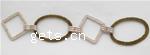手作りの鉄製の鎖, 鉄, メッキ, 無色 26mm, 約 10M/ストランド, 売り手 ストランド