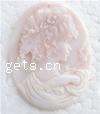 Pink Shell Pendant Gentlewoman 30x40x4mm