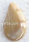 Natural Shell Beads, Teardrop, 21x35x5mm, Sold by PC