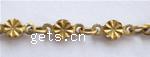 Handmade Brass Chain, plated, bar chain 3mm 