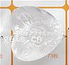 Transparente Acrylperlen, Acryl, Herz, transluzent, keine, 26x27x15mm, verkauft von kg